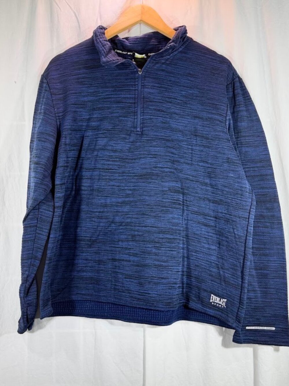 Everlast Sport Men's Navy Zip-Up Sweater